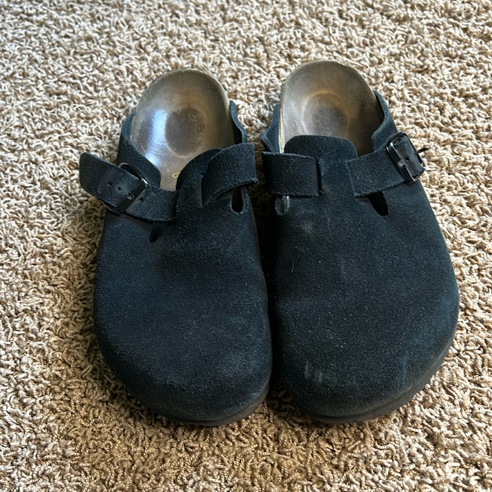 Birkenstock black Boston clogs size 41
